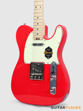 Crafter Guitars Charlotte T MP VR, T-Style Electric Guitar, Roasted Maple Neck/Roasted Maple Fingerboard, w/ Gig Bag - Vintage Red