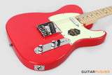 Crafter Guitars Charlotte T MP VR, T-Style Electric Guitar, Roasted Maple Neck/Roasted Maple Fingerboard, w/ Gig Bag - Vintage Red