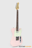 Crafter Guitars Charlotte T RS SP, T-Style Electric Guitar, Maple Neck/Rosewood Fingerboard, w/ Gig Bag - Seoul Pink