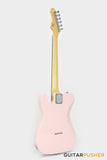 Crafter Guitars Charlotte T RS SP, T-Style Electric Guitar, Maple Neck/Rosewood Fingerboard, w/ Gig Bag - Seoul Pink