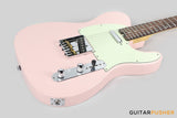 Crafter Guitars Charlotte T RS SP, T-Style Electric Guitar, Maple Neck/Rosewood Fingerboard, w/ Gig Bag - Seoul Pink