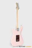 Crafter Guitars Crema S MP SP, S-Style HSS Electric Guitar, Maple Neck/Maple Fingerboard, w/ Gig Bag - Seoul Pink