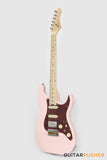 Crafter Guitars Crema S MP SP, S-Style HSS Electric Guitar, Maple Neck/Maple Fingerboard, w/ Gig Bag - Seoul Pink