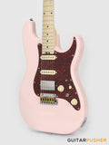 Crafter Guitars Crema S MP SP, S-Style HSS Electric Guitar, Maple Neck/Maple Fingerboard, w/ Gig Bag - Seoul Pink