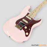 Crafter Guitars Crema S MP SP, S-Style HSS Electric Guitar, Maple Neck/Maple Fingerboard, w/ Gig Bag - Seoul Pink