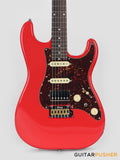 Crafter Guitars Crema S RS VR, S-Style HSS Electric Guitar, Maple Neck/Rosewood Fingerboard, w/ Gig Bag - Vintage Red