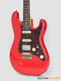 Crafter Guitars Crema S RS VR, S-Style HSS Electric Guitar, Maple Neck/Rosewood Fingerboard, w/ Gig Bag - Vintage Red