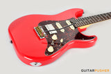 Crafter Guitars Crema S RS VR, S-Style HSS Electric Guitar, Maple Neck/Rosewood Fingerboard, w/ Gig Bag - Vintage Red