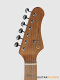 Crafter Guitars Crema S VVS MP CB, S-Style HSS Electric Guitar, Roasted Maple Neck/Roasted Maple Fingerboard, w/ Gig Bag - Cosmic Black