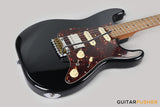 Crafter Guitars Crema S VVS MP CB, S-Style HSS Electric Guitar, Roasted Maple Neck/Roasted Maple Fingerboard, w/ Gig Bag - Cosmic Black