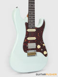 Crafter Guitars Crema S VVS RS DB, S-Style HSS Electric Guitar, Roasted Maple Neck/Rosewood Fingerboard, w/ Gig Bag - Day Blue