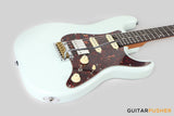 Crafter Guitars Crema S VVS RS DB, S-Style HSS Electric Guitar, Roasted Maple Neck/Rosewood Fingerboard, w/ Gig Bag - Day Blue