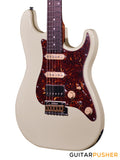 Crafter Guitars Crema S VVS RS MW, S-Style HSS Electric Guitar, Roasted Maple Neck/Rosewood Fingerboard, w/ Gig Bag - Malty White