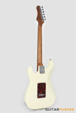 Crafter Guitars Crema S VVS RS MW, S-Style HSS Electric Guitar, Roasted Maple Neck/Rosewood Fingerboard, w/ Gig Bag - Malty White