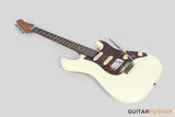 Crafter Guitars Crema S VVS RS MW, S-Style HSS Electric Guitar, Roasted Maple Neck/Rosewood Fingerboard, w/ Gig Bag - Malty White