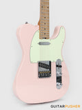 Crafter Guitars Modern Seoul 50's T VVS MP SP, T-Style Electric Guitar, Roasted Maple Neck/Roasted Maple Fingerboard, w/ Gig Bag - Seoul Pink