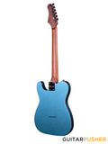 Crafter Guitars Modern Seoul 60's T VVS MP LPB, T-Style Electric Guitar, Roasted Maple Neck/Roasted Maple Fingerboard, w/ Gig Bag - Lake Placid Blue