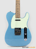 Crafter Guitars Modern Seoul 60's T VVS MP LPB, T-Style Electric Guitar, Roasted Maple Neck/Roasted Maple Fingerboard, w/ Gig Bag - Lake Placid Blue
