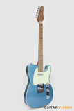 Crafter Guitars Modern Seoul 60's T VVS MP LPB, T-Style Electric Guitar, Roasted Maple Neck/Roasted Maple Fingerboard, w/ Gig Bag - Lake Placid Blue