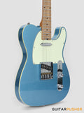 Crafter Guitars Modern Seoul 60's T VVS MP LPB, T-Style Electric Guitar, Roasted Maple Neck/Roasted Maple Fingerboard, w/ Gig Bag - Lake Placid Blue