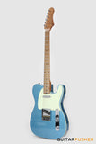 Crafter Guitars Modern Seoul 60's T VVS MP LPB, T-Style Electric Guitar, Roasted Maple Neck/Roasted Maple Fingerboard, w/ Gig Bag - Lake Placid Blue