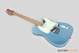Crafter Guitars Modern Seoul 60's T VVS MP LPB, T-Style Electric Guitar, Roasted Maple Neck/Roasted Maple Fingerboard, w/ Gig Bag - Lake Placid Blue