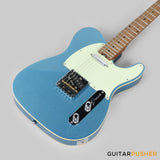 Crafter Guitars Modern Seoul 60's T VVS MP LPB, T-Style Electric Guitar, Roasted Maple Neck/Roasted Maple Fingerboard, w/ Gig Bag - Lake Placid Blue