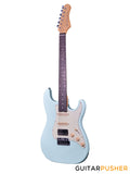 Crafter Guitars Modern Seoul S RS DB, S-Style HSS Electric Guitar, Maple Neck/Rosewood Fingerboard, w/ Gig Bag - Day Blue