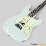 Crafter Guitars Modern Seoul S RS DB, S-Style HSS Electric Guitar, Maple Neck/Rosewood Fingerboard, w/ Gig Bag - Day Blue