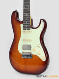 Crafter Guitars Modern Seoul S RS TS, S-Style HSS Electric Guitar, Maple Neck/Rosewood Fingerboard, w/ Gig Bag - Tobacco Sunburst
