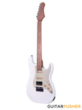 Crafter Guitars Modern Seoul S VVS MP OW, S-Style HSS Electric Guitar, Roasted Maple Neck/Roasted Maple Fingerboard, w/ Gig Bag - Olympic White
