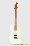 Crafter Guitars Modern Seoul S VVS MP OW, S-Style HSS Electric Guitar, Roasted Maple Neck/Roasted Maple Fingerboard, w/ Gig Bag - Olympic White