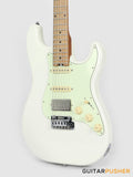 Crafter Guitars Modern Seoul S VVS MP OW, S-Style HSS Electric Guitar, Roasted Maple Neck/Roasted Maple Fingerboard, w/ Gig Bag - Olympic White
