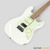 Crafter Guitars Modern Seoul S VVS MP OW, S-Style HSS Electric Guitar, Roasted Maple Neck/Roasted Maple Fingerboard, w/ Gig Bag - Olympic White