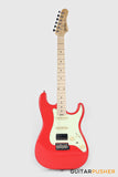 Crafter Guitars Modern Sera S MP VR, S-Style Electric Guitar, Maple Neck/Maple Fingerboard, w/ Gig Bag - Vintage Red