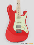 Crafter Guitars Modern Sera S MP VR, S-Style Electric Guitar, Maple Neck/Maple Fingerboard, w/ Gig Bag - Vintage Red