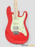 Crafter Guitars Modern Sera S MP VR, S-Style Electric Guitar, Maple Neck/Maple Fingerboard, w/ Gig Bag - Vintage Red