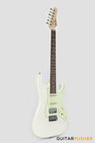 Crafter Guitars Modern Sera S RS OW, S-Style Electric Guitar, Maple Neck/Laurel Fingerboard, w/ Gig Bag - Olympic White