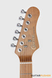 Crafter Guitars Modern Sera S VVS MP CB, S-Style Electric Guitar, Roasted Maple Neck/Roasted Maple Fingerboard, w/ Gig Bag - Cosmic Black