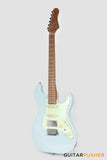 Crafter Guitars Modern Sera S VVS MP DB, S-Style Electric Guitar, Roasted Maple Neck/Roasted Maple Fingerboard, w/ Gig Bag - Day Blue