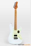 Crafter Guitars Modern Sera S VVS MP OW, S-Style Electric Guitar, Roasted Maple Neck/Roasted Maple Fingerboard, w/ Gig Bag - Olympic White