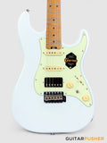 Crafter Guitars Modern Sera S VVS MP OW, S-Style Electric Guitar, Roasted Maple Neck/Roasted Maple Fingerboard, w/ Gig Bag - Olympic White