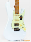 Crafter Guitars Modern Sera S VVS MP OW, S-Style Electric Guitar, Roasted Maple Neck/Roasted Maple Fingerboard, w/ Gig Bag - Olympic White