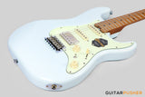 Crafter Guitars Modern Sera S VVS MP OW, S-Style Electric Guitar, Roasted Maple Neck/Roasted Maple Fingerboard, w/ Gig Bag - Olympic White