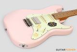Crafter Guitars Modern Sera S VVS MP SP, S-Style Electric Guitar, Roasted Maple Neck/Roasted Maple Fingerboard, w/ Gig Bag - Seoul Pink