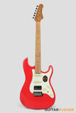 Crafter Guitars Modern Sera S VVS MP VR, S-Style Electric Guitar, Roasted Maple Neck/Roasted Maple Fingerboard, w/ Gig Bag - Vintage Red