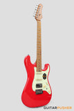 Crafter Guitars Modern Sera S VVS MP VR, S-Style Electric Guitar, Roasted Maple Neck/Roasted Maple Fingerboard, w/ Gig Bag - Vintage Red