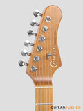 Crafter Guitars Modern Sera S VVS MP VR, S-Style Electric Guitar, Roasted Maple Neck/Roasted Maple Fingerboard, w/ Gig Bag - Vintage Red