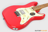 Crafter Guitars Modern Sera S VVS MP VR, S-Style Electric Guitar, Roasted Maple Neck/Roasted Maple Fingerboard, w/ Gig Bag - Vintage Red