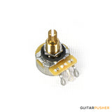 CTS 300k Short Length Slot & Knurled Shaft, Audio Taper Embossed Cover Potentiometer